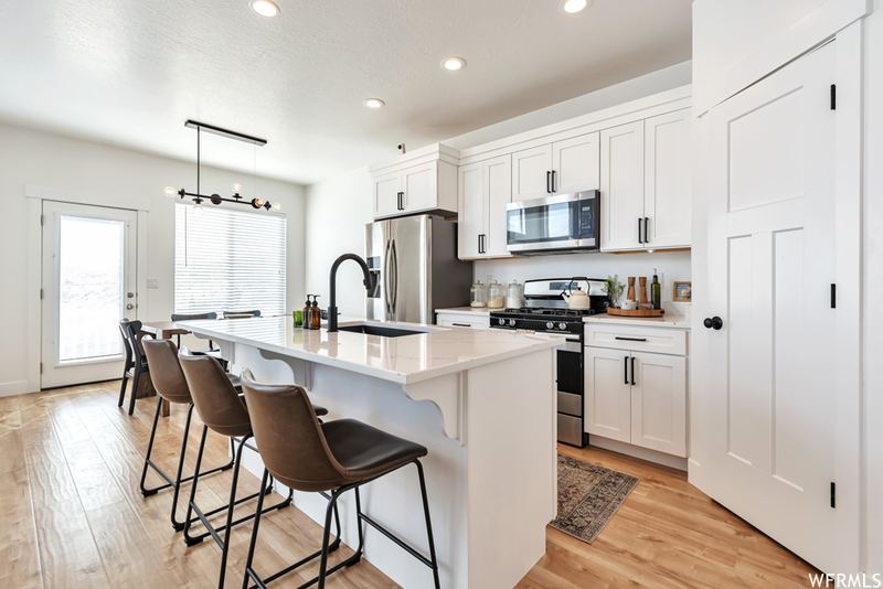 Kitchen with quartz countertops