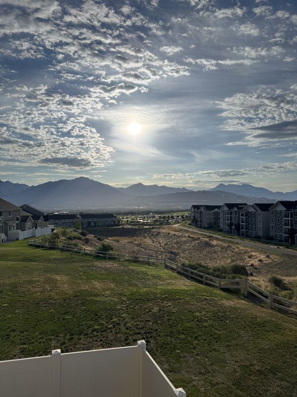 Valley view from the home